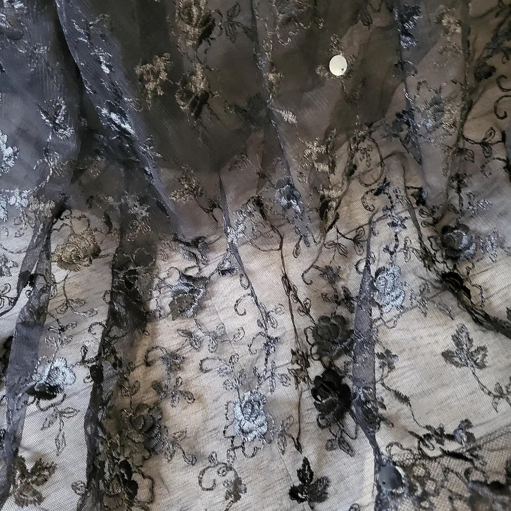 Gothic black lace dress - Picture 12 of 14